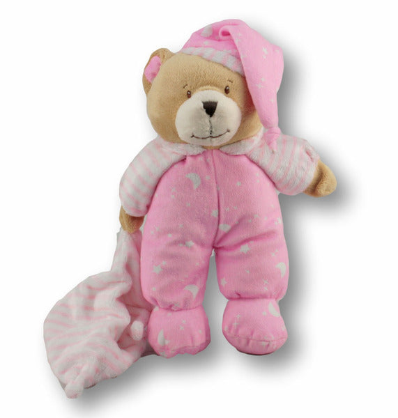 Nightime Teddy With In-built Rattle