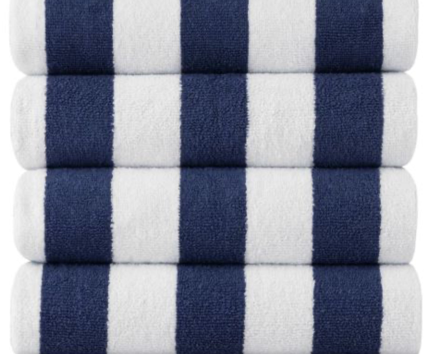 Stripped Towel Navy