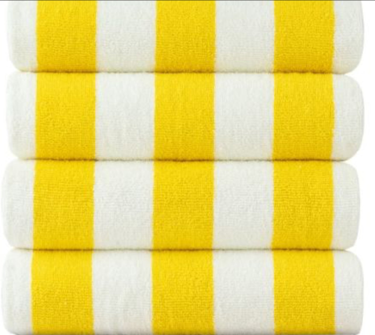 Stripped Towel Yellow